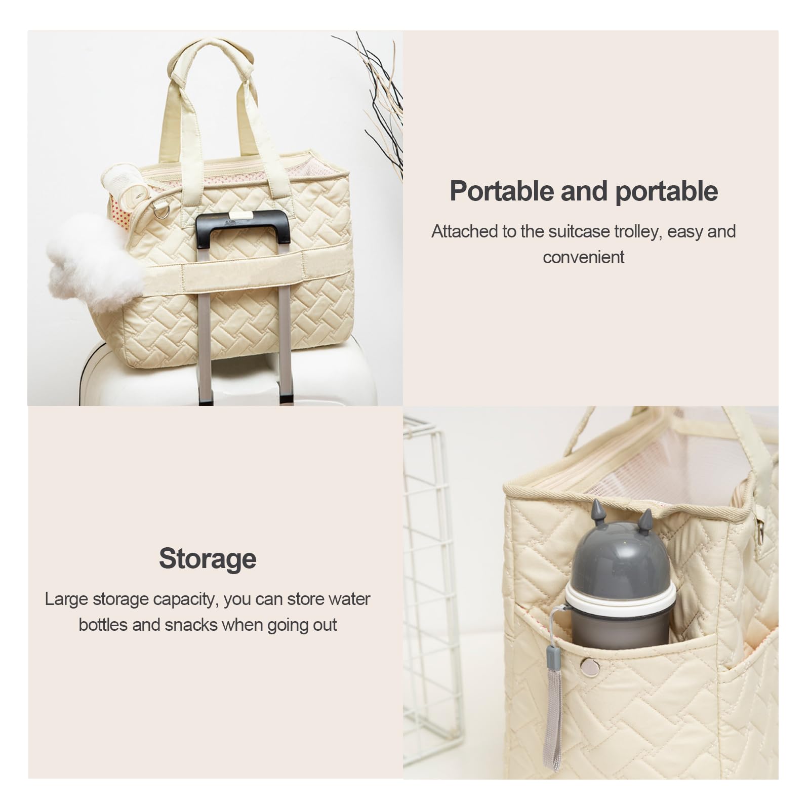 Borsa Trasportino Per Cani Tarovvoo Fino 9kg - Traspirante, Regolabile, Sicura Per Viaggi E Passeggiate - Foto 8