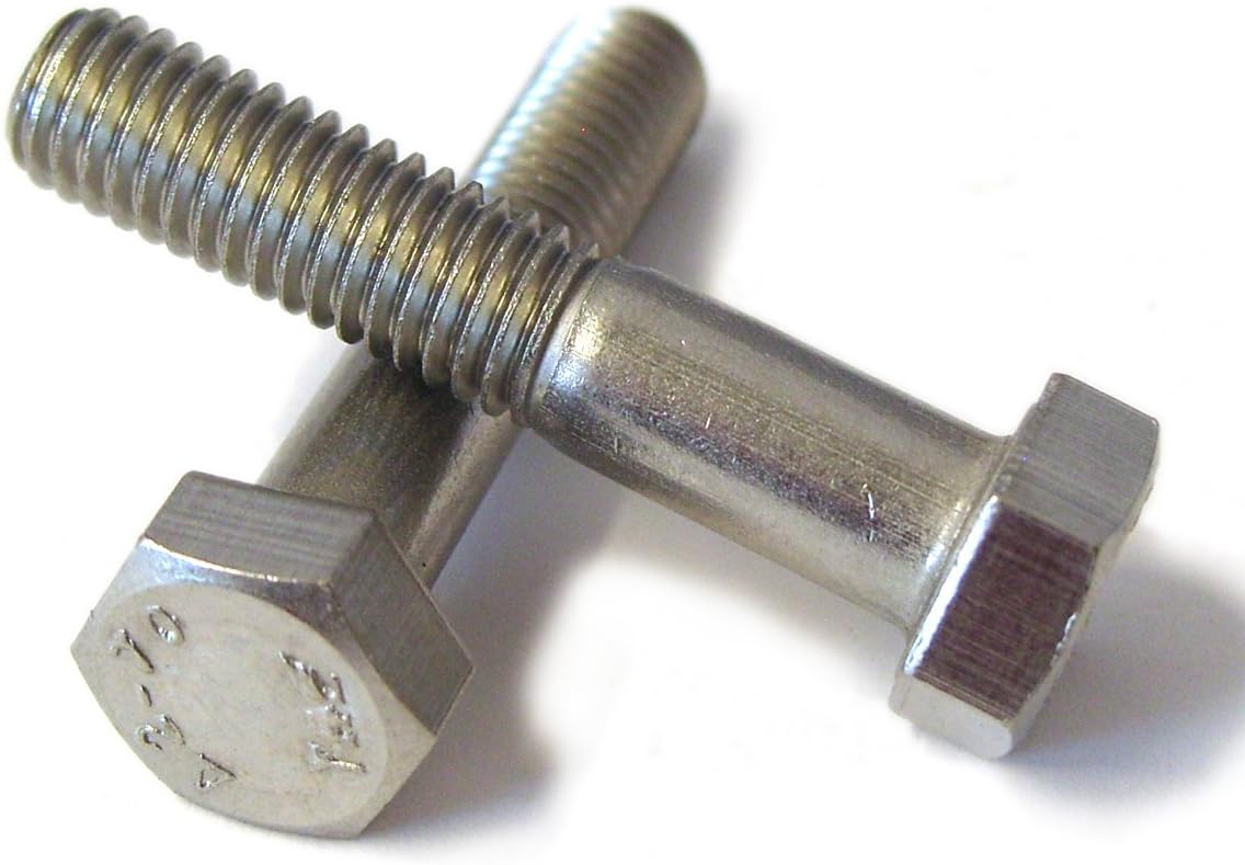M10 Metric A2 Grade Stainless Steel Hexagon Head Bolts with Shank (BLHXA2MC10X351) Amazon.co