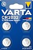 بطارية ليثيوم زر 4 حزمة مع Varta Cr2032
