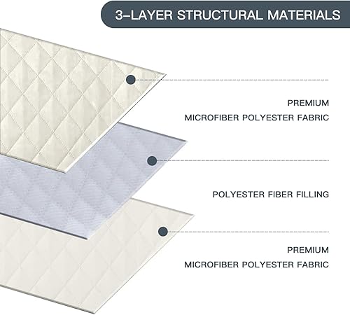 Miniatura 7 de YuppieLife Funda de sofá reversible, funda protectora duradera y antideslizante para muebles, para mascotas, perros, niños, sofá biplaza de 46