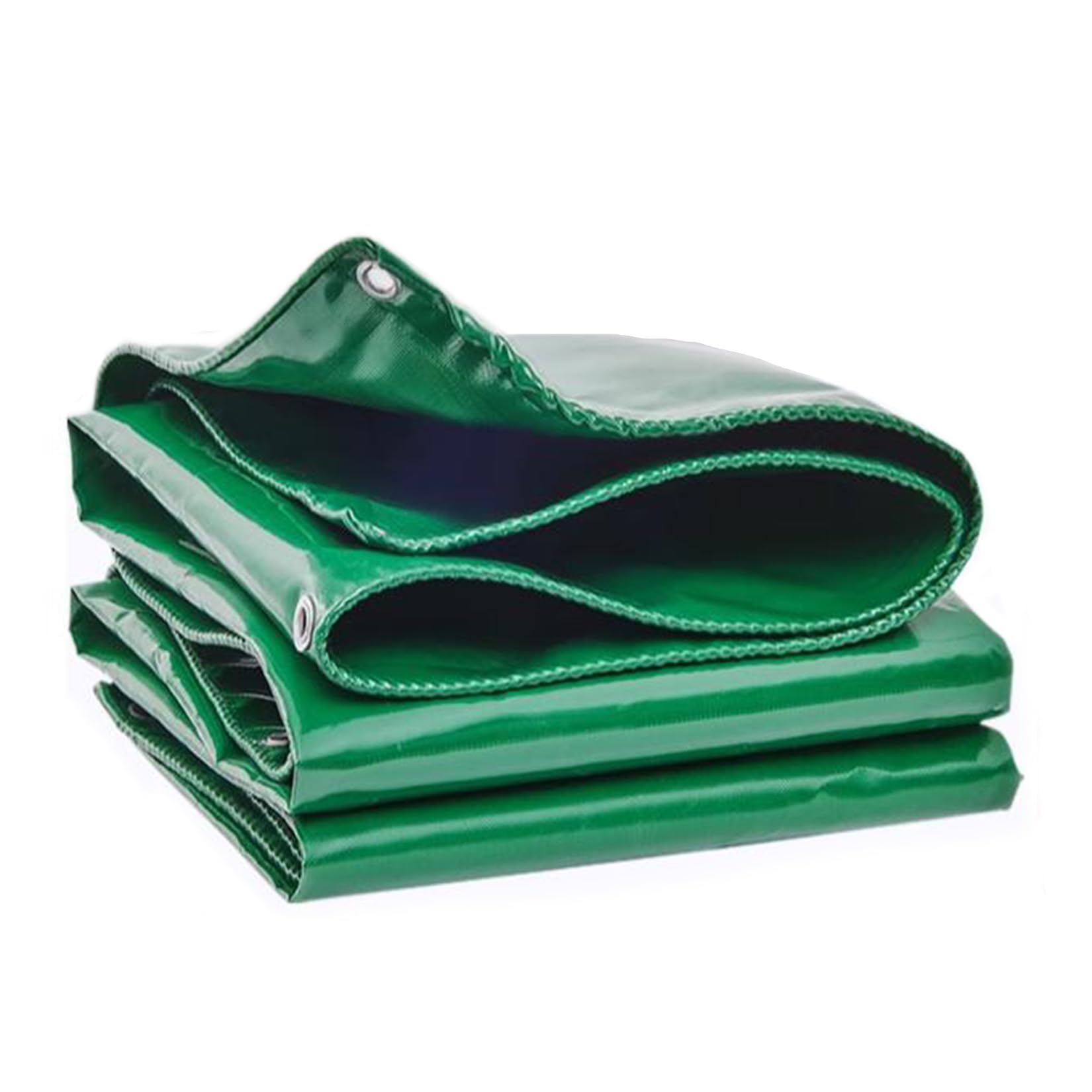 Outdoor Thicken Canvas Tarps, Heavy Duty Tarp Scratch and Abrasion,Anti-Tear, Waterproo Multi-Purpose,Suitable for Caravans, Suitable for Outdoor Use Green(4m×5m)