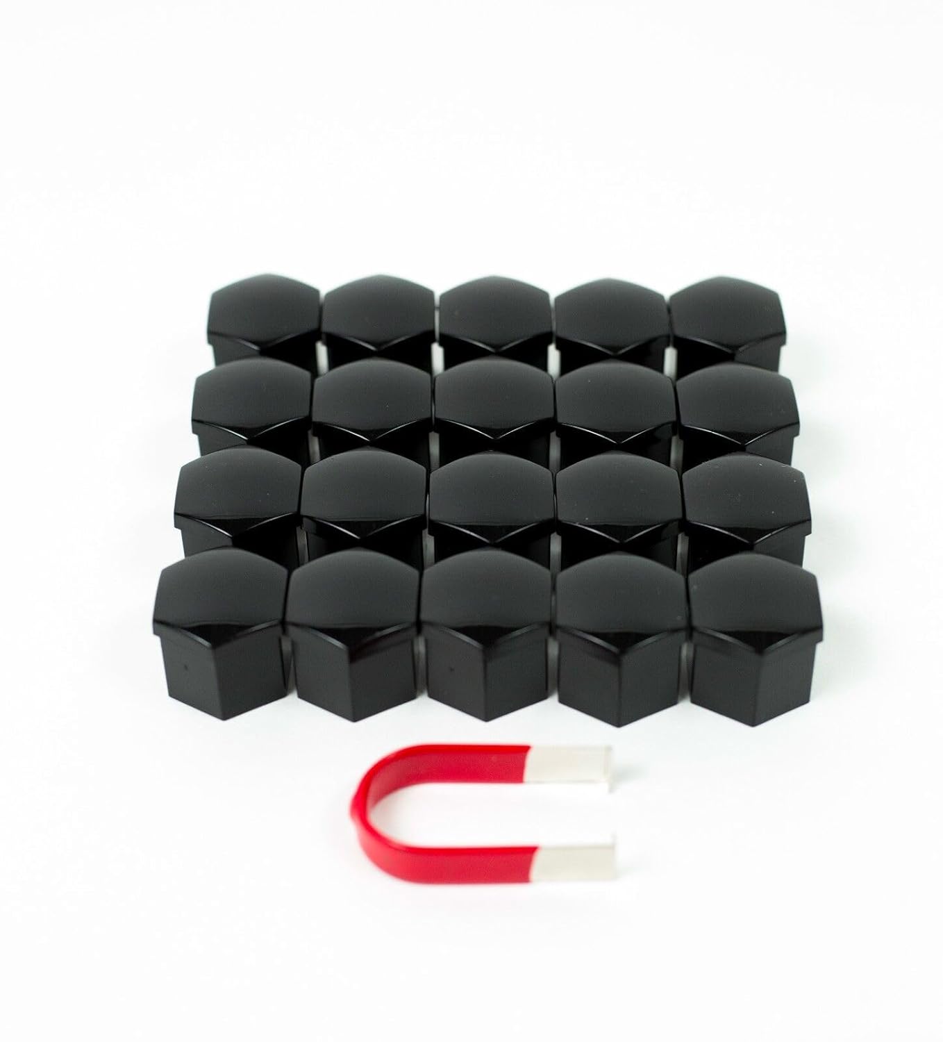 for Ford Explorer (Including ST) Lug Nut Covers - 20 Glossy Black Wheel Nut Caps