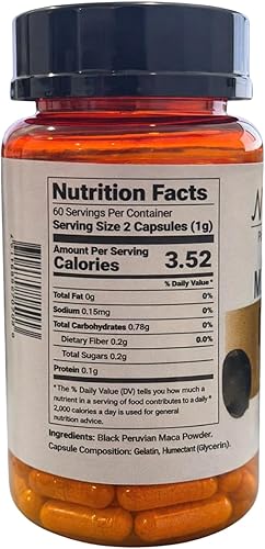 Ninho Verde Maca Negra (Maca Peruana Negra) 120 Cápsulas 500mg - Hecho en Brasil