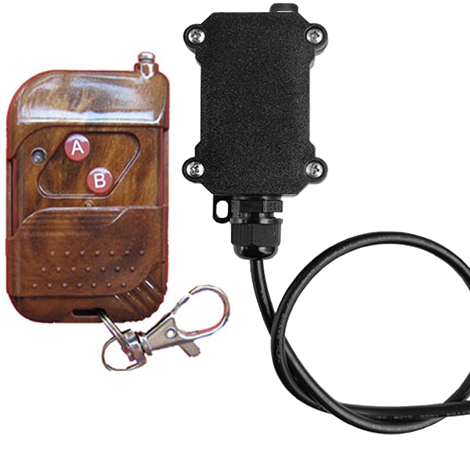 6 canales inalámbrico DC 12 V 24 V interruptor de control remoto control de acceso mando a distancia puerta de carretera luz motor ventilador interruptor inalámbrico con mando a distancia industrial