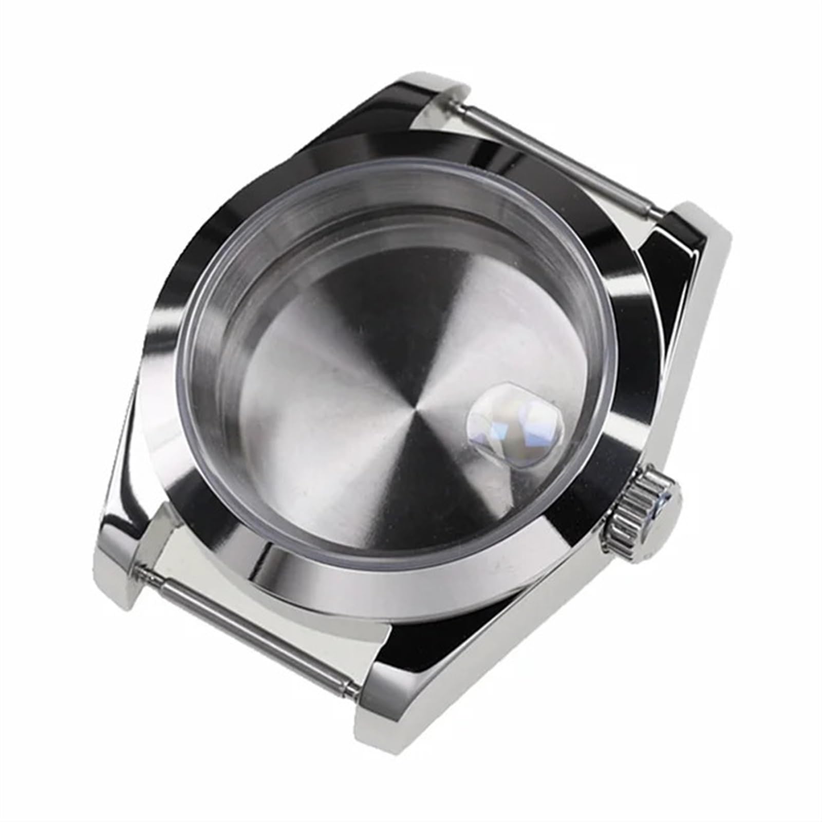39mmアンティークドーム型レンズ採用ステンレススチール nh35用ケース Amazon.com: ASETRERT 36mm 39mm Steel Watch Case with Sapphire