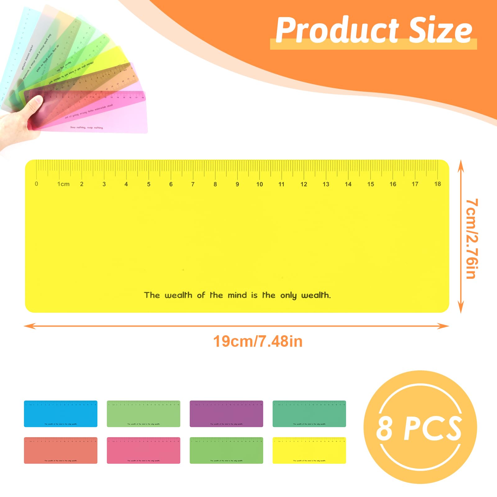 Dyslexia Aids Eye Lighter Coloured Overlay Rigid Reading Ruler For ...