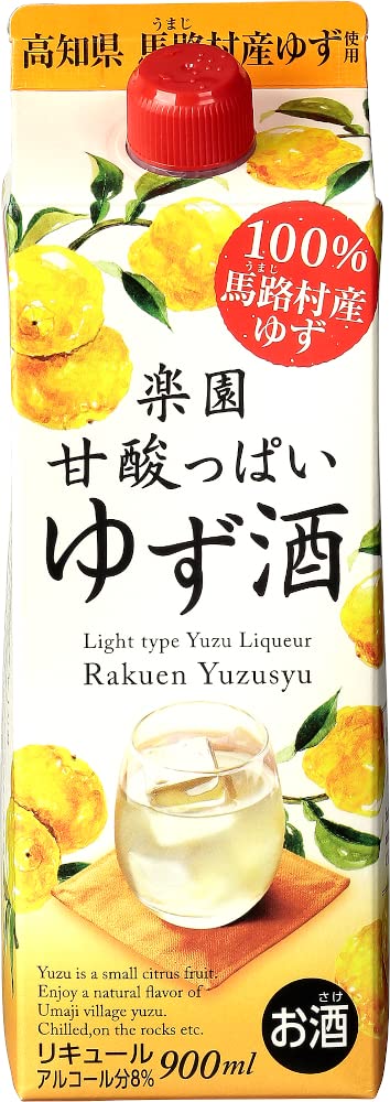 Amazon.co.jp: 清洲桜醸造 楽園 ゆず酒パック 900ml×6本 : 食品・飲料