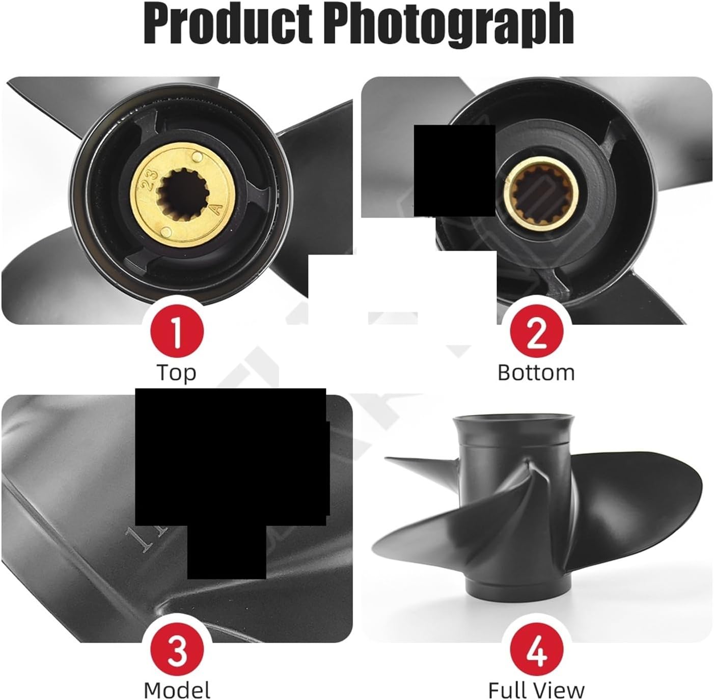 船舶用船外機プロペラ 12 1/4x9 適合エンジン 25 30 40 45 48 50 55 60