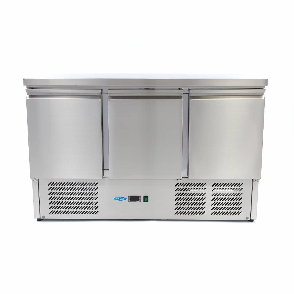 Maxima Réfrigérateur de comptoir - 137 cm - 3 portes