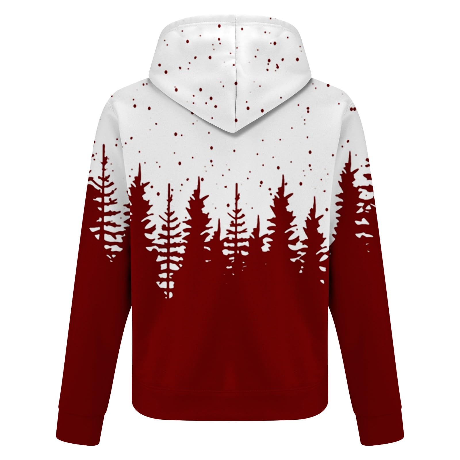 Męski 2-częściowy zestaw bożonarodzeniowy śmieszne choinki renifer oversize dres z długim rękawem bluza z kapturem i spodnie sportowe zestawy do biegania odzież sportowa