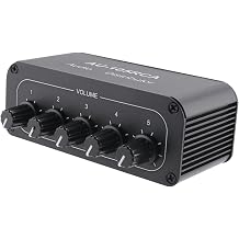 Stereo Audio Mixer, 1 In 5 Output, Multi Channel, Audio Source Distributor Power Amplifier, Interface