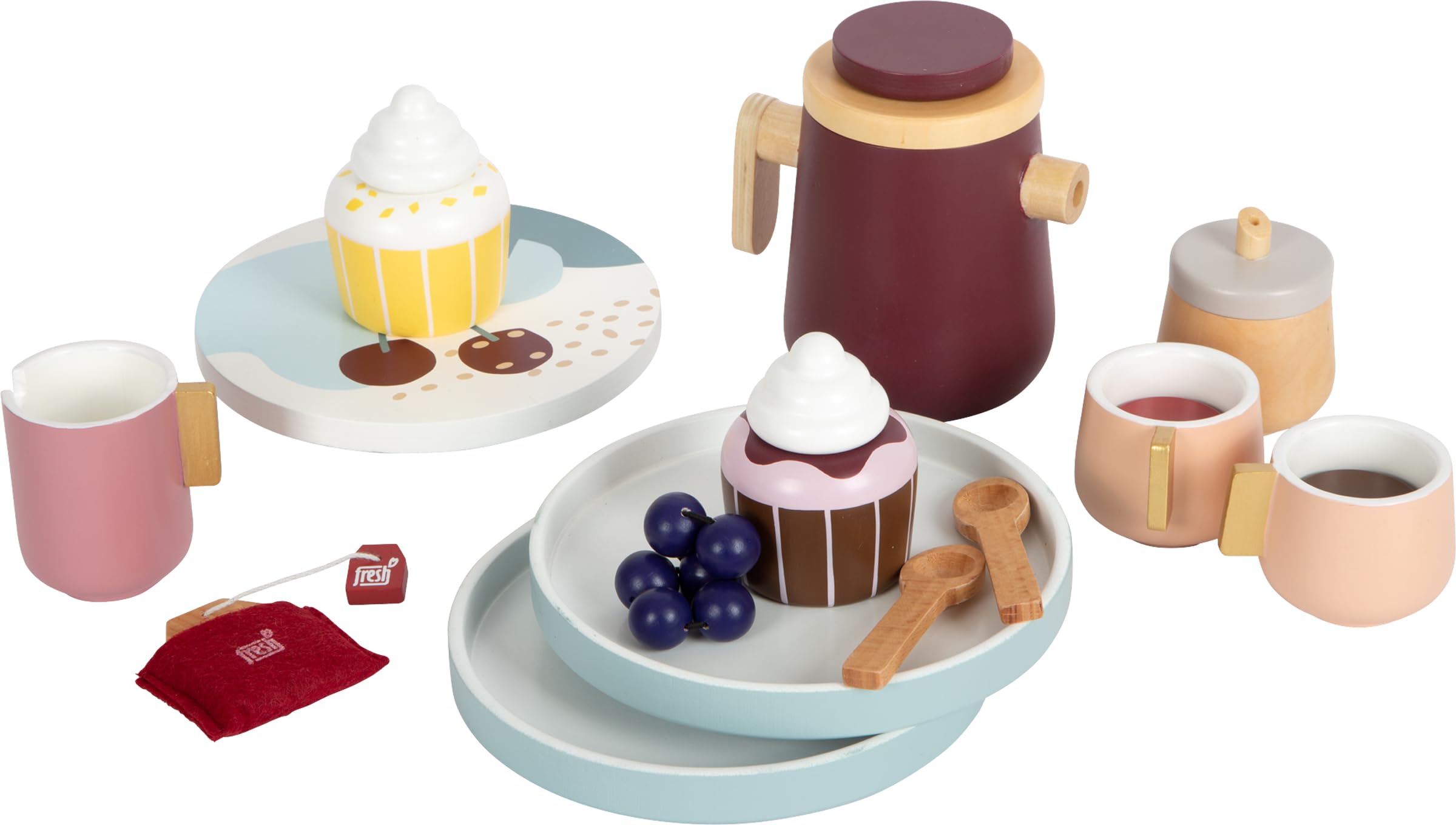 Houten koffiemachine set ''Tasty