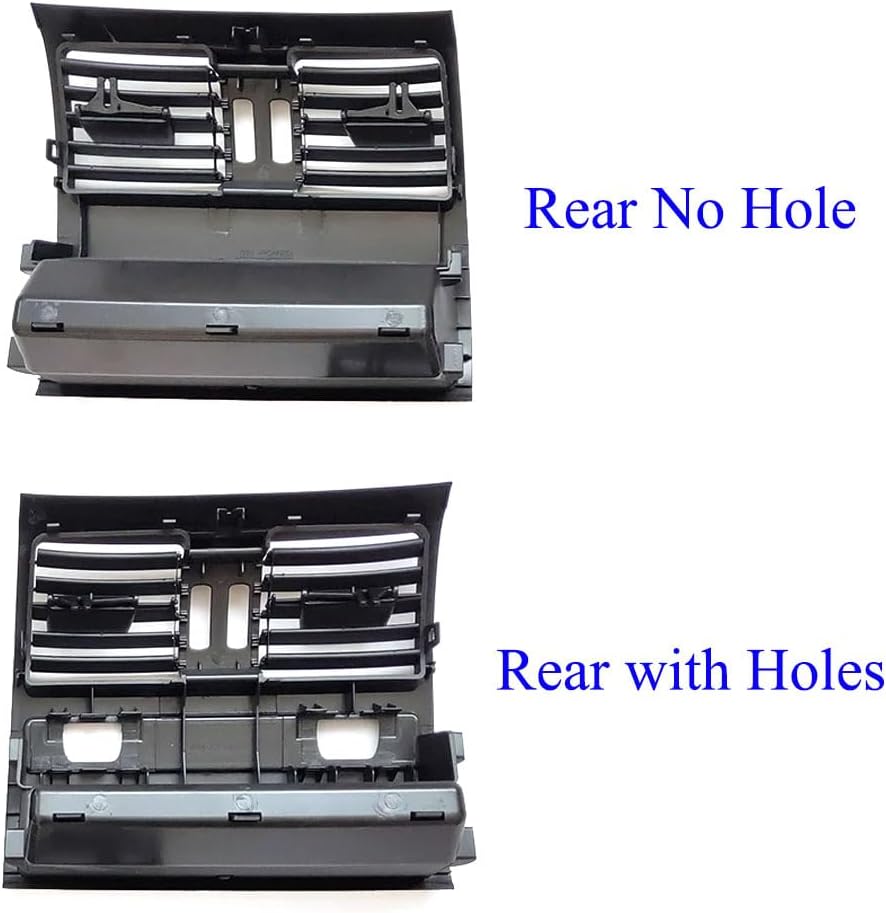 Rear Center Air Vent Outlet Cover, Interior Air Conditioning Grille AC Vent Panel Trim Accessories Replacement For BMW 5 Series F10 F11 F18 520i 523i 525i 528i 535i (Rear)
