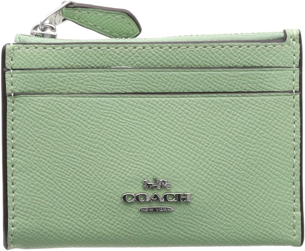 Coach Mini Skinny ID Case in Crossgrain Leather Pale