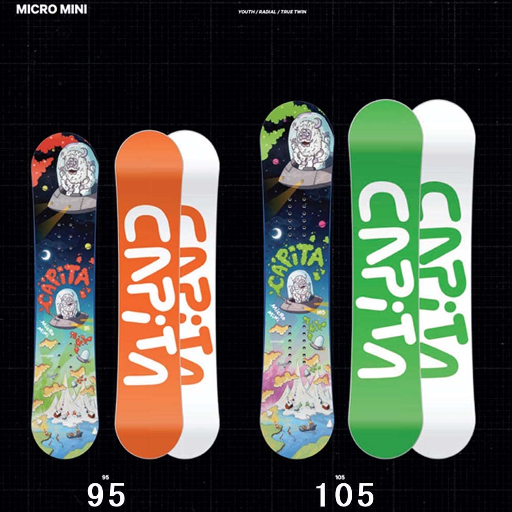 CAPITA   MICRO MINI　115cm Capita Micro Mini Snowboard 2023,115 : Amazon.pl: Sport i
