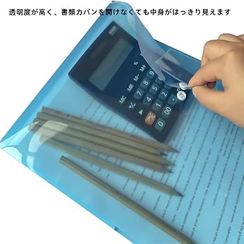 Amazon.co.jp: YOENGO クリアファイルセット A4 ファイル袋 7色7
