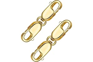 Ankle Bracelet Extenders - Double Lobster Clasps for DIY Jewelry Making