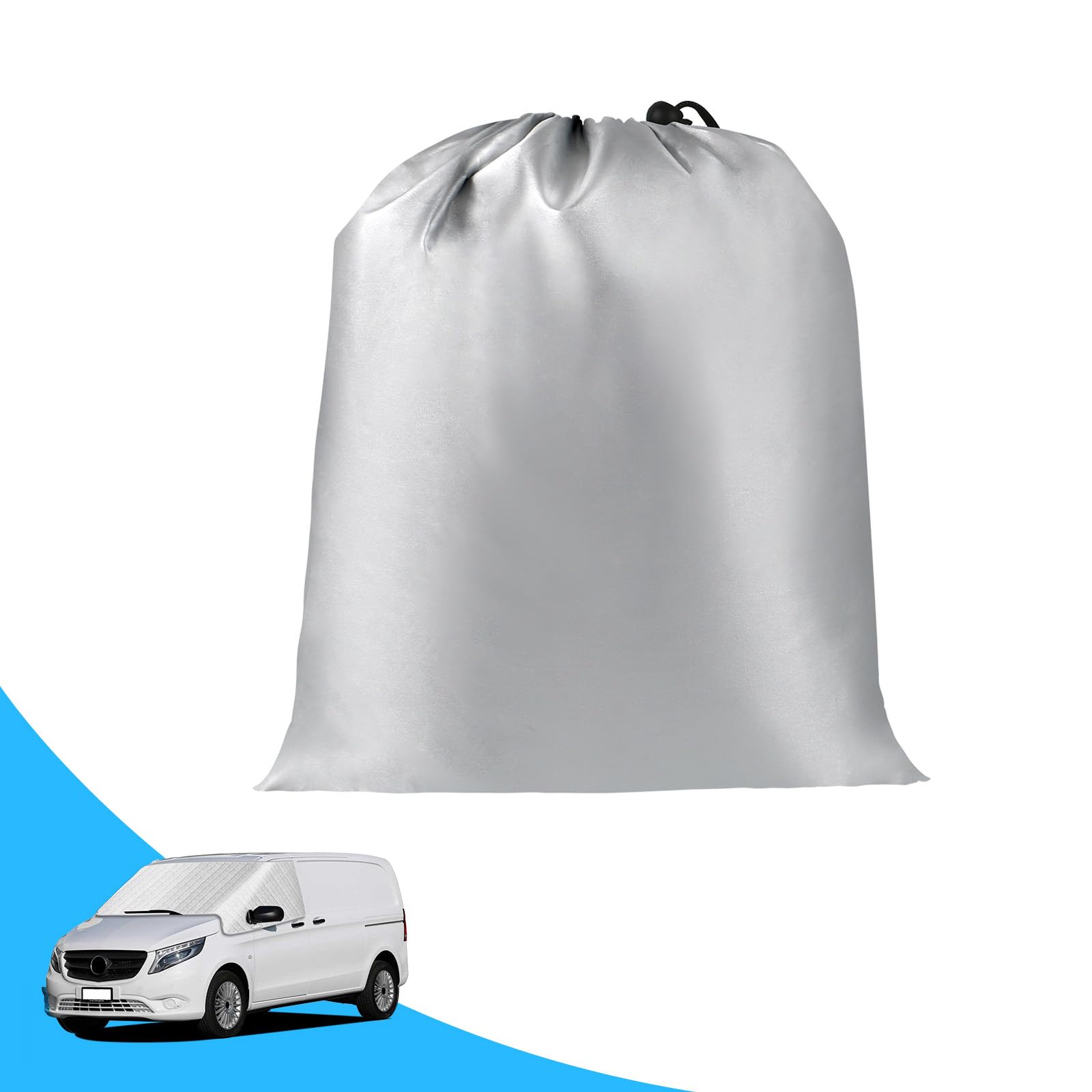 Tenda parasole per parabrezza per Mercedes-Benz Vito W447 2014-2026, parasole esterno riflettente a 5 strati, copertura protettiva anti-UV/antigelo/antipolvere per Vito W447 2014-2026