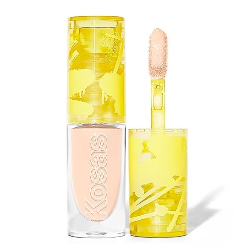 Kosas Mini Revealer Concealer - Medium Coverage Makeup, Conceals Dark Circles Under the Eyes, Dark Spots and Blemishes (Tone 8.7)