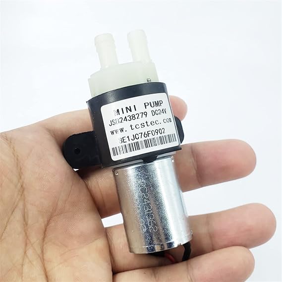Mini Power Small Pump Mini Water Pump DC 12V-24V Diaphragm Water Pump Air Pump Nylon Pump Body Small Diaphragm Self-Priming Pump with Bracket
