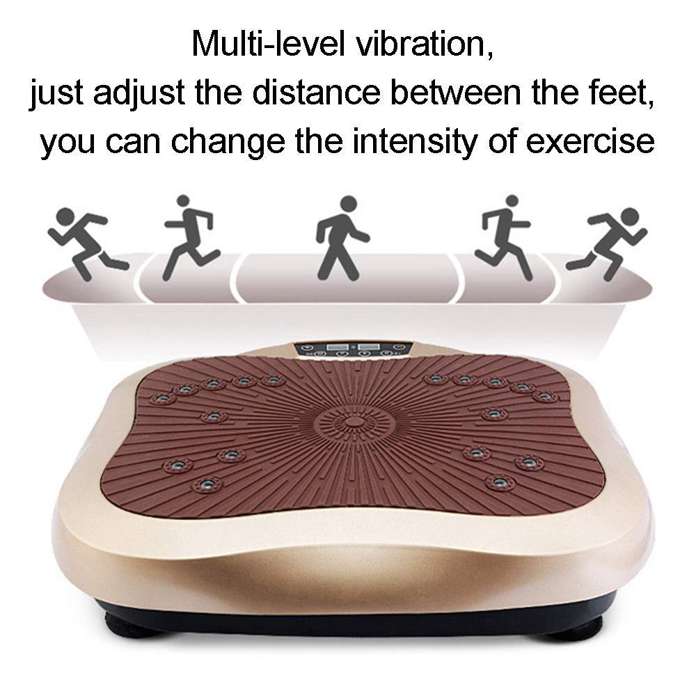 Pedane vibranti Pedana vibrante ultra sottile Power Plate Pedana vibrante per fitness Perdita di grasso e tono Facilità di conservazione Macchina per esercizi per la forma del corpo intero Perdita di