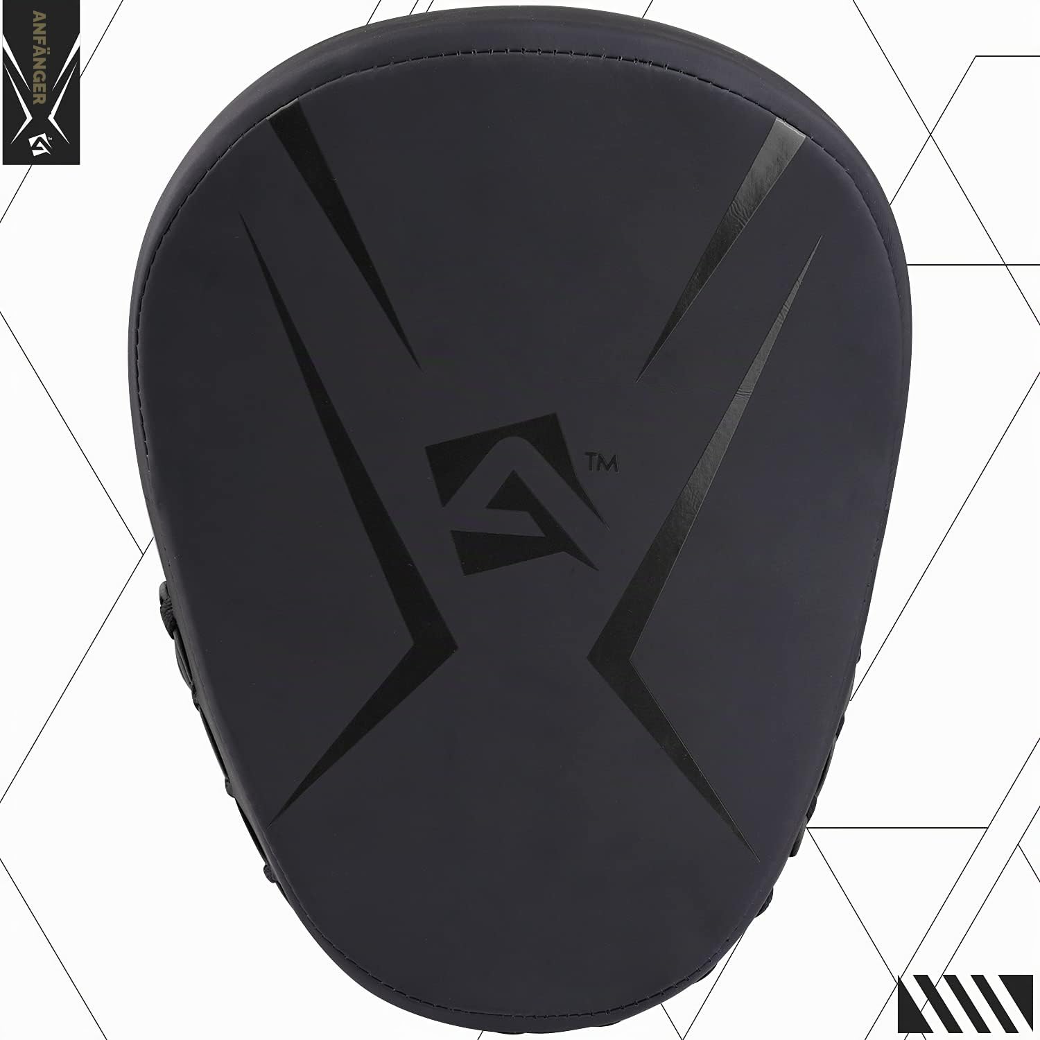 AQF Pratzen Boxen, Handpratzen, Muay Thai Rex Leder Gebogene Pratzen Kickboxen, Boxing Pads, Focus Boxhandschuhe Für Kampfsport, MMA, Karate & Kickboxing Boxpads