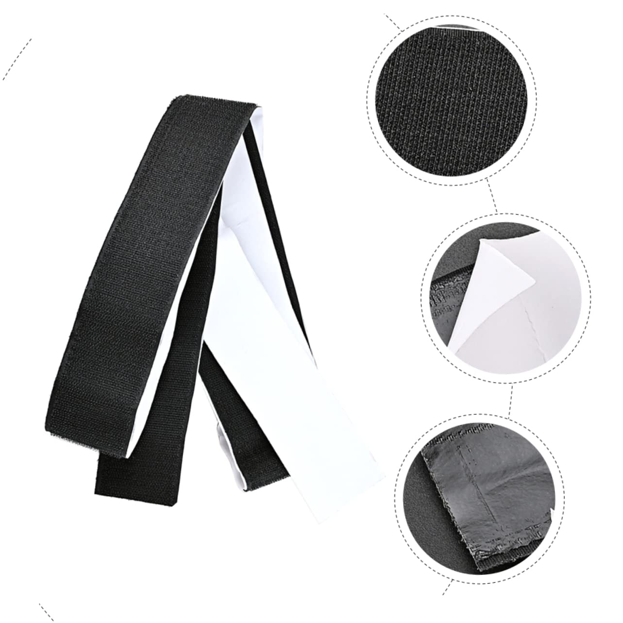 ifundom Pedalboard Tape Guitar Pedal Mounting Tape Effects Accessories Guitar Pedal Supplies Hook and Loop Tape for Guitar