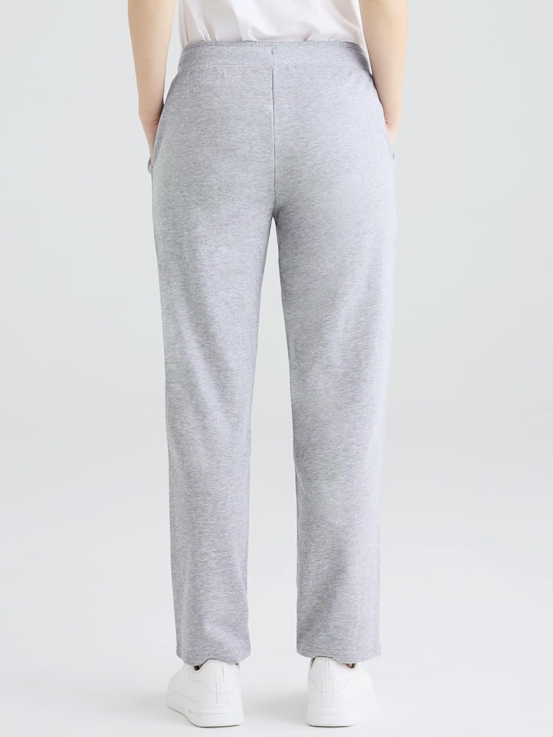 Weintee Women's Petite Cotton Sweatpants with Pockets - Image 4