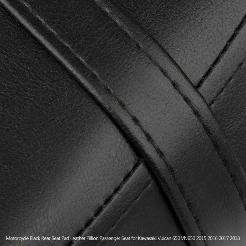 Coussin de selle passager Kawasaki Vulcan 650 finition premium noir - 6