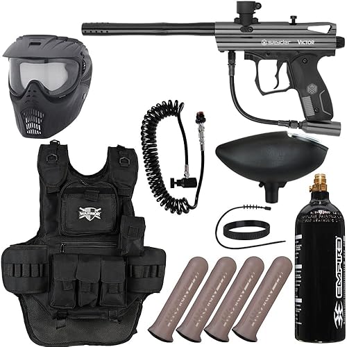Action Village Kingman Spyder Victor Heavy Gunner Kit de pistola de paintball