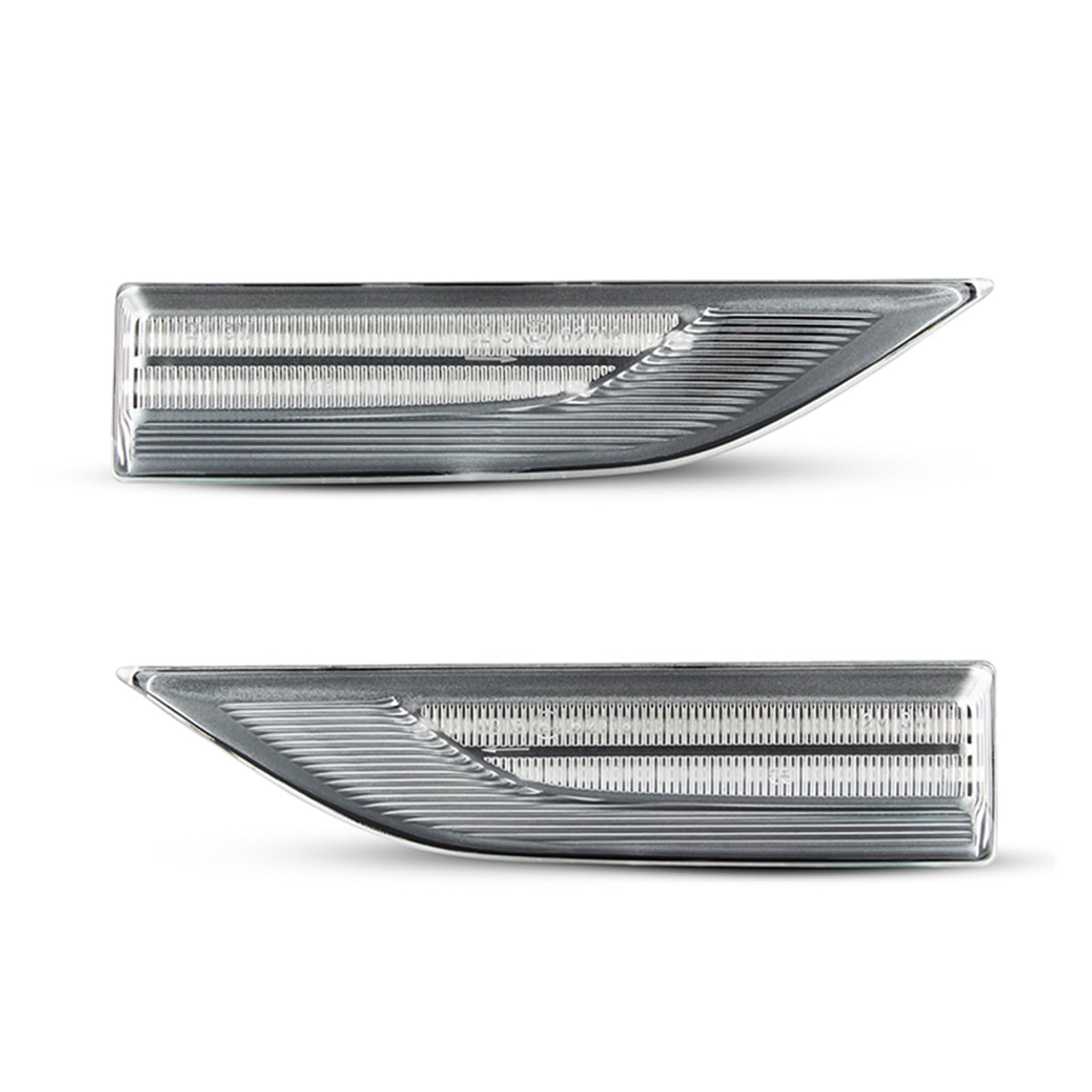 2Pcs luci di posizione laterali che scorrono indicatore di direzione laterale lampada ripetitore non fluente ambra dinamica for Transporter T6 2015 Up(No Dynamic Clear)
