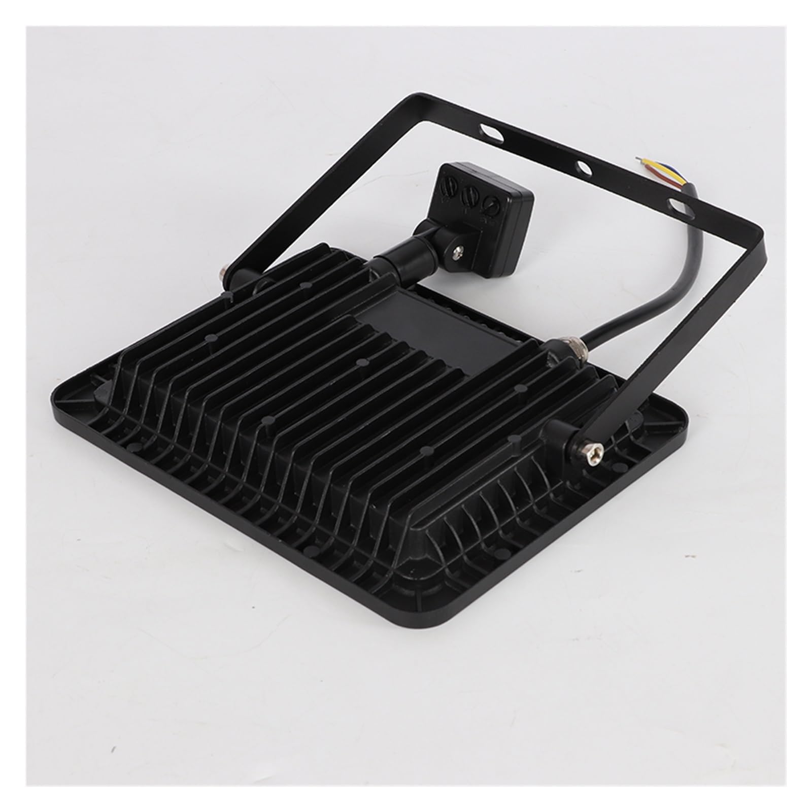 Zewnętrzne światło powodziowe 30W 50W 100W Indukcyjny Reflektor Led Z Regulowanym Reflektorem Czujnikiem PIR Street Square Oświetlenie Zewnętrzne Oświetlenie miejsca pracy(Wit,100W)