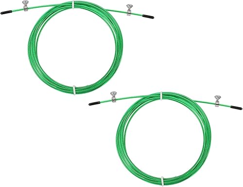 PATIKIL Cable de repuesto de cuerda de salto de velocidad, alambre de acero de cuerda de salto profesional Reemplazar para cuerdas de salto de alta