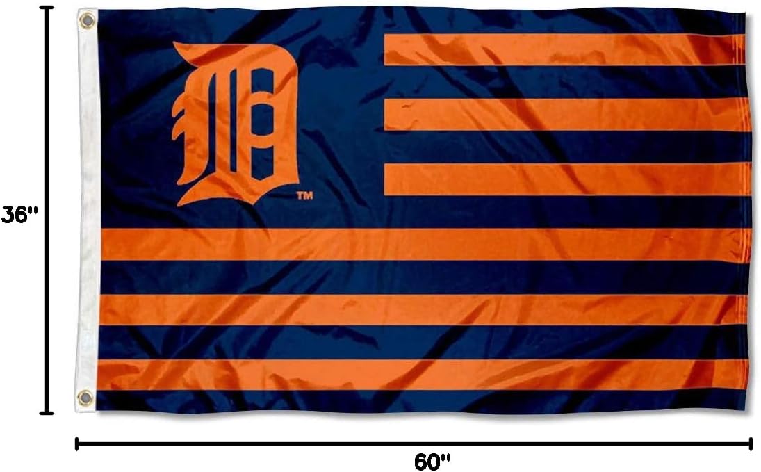Detroit Tigers Nation Flag 3x5 Banner - Image 9
