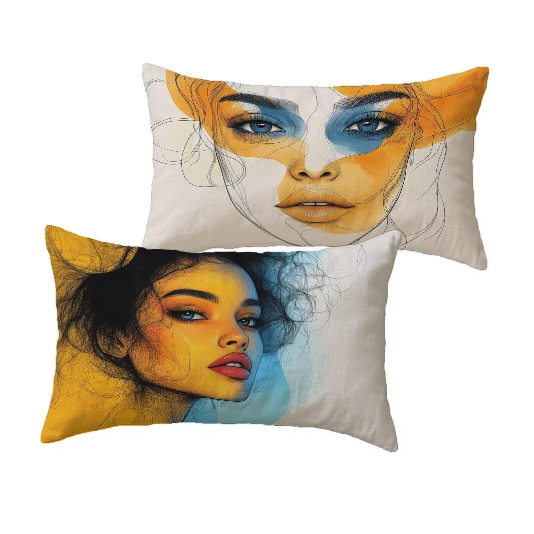Housse de coussin 70x90 en velours imperméable | Élégance et confort pour votre salon Lot de 2