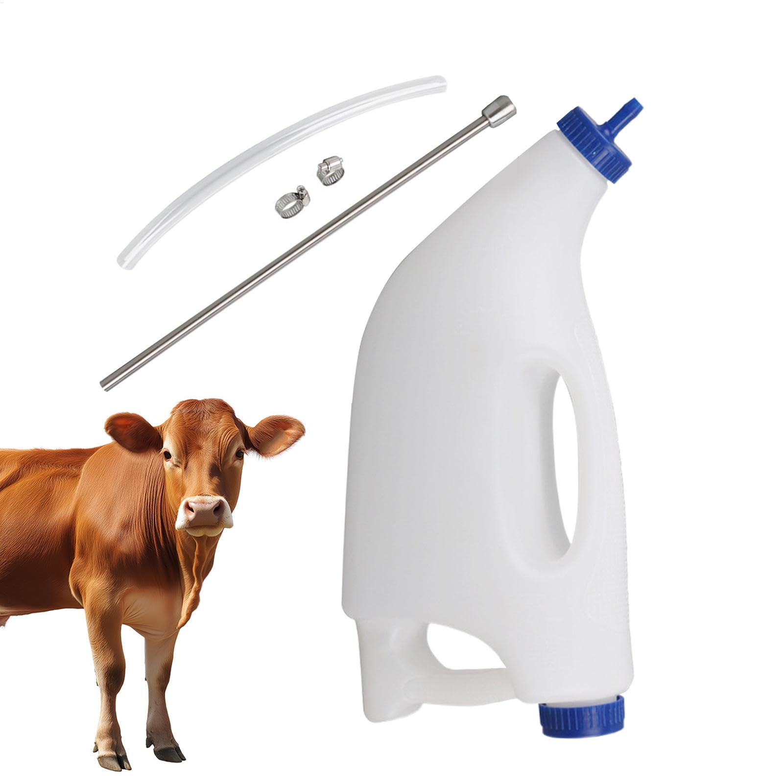 Mangeoire Multifonction pour Veau, Mouton, Agneau, biberon pour Animaux de la Ferme, 4 l