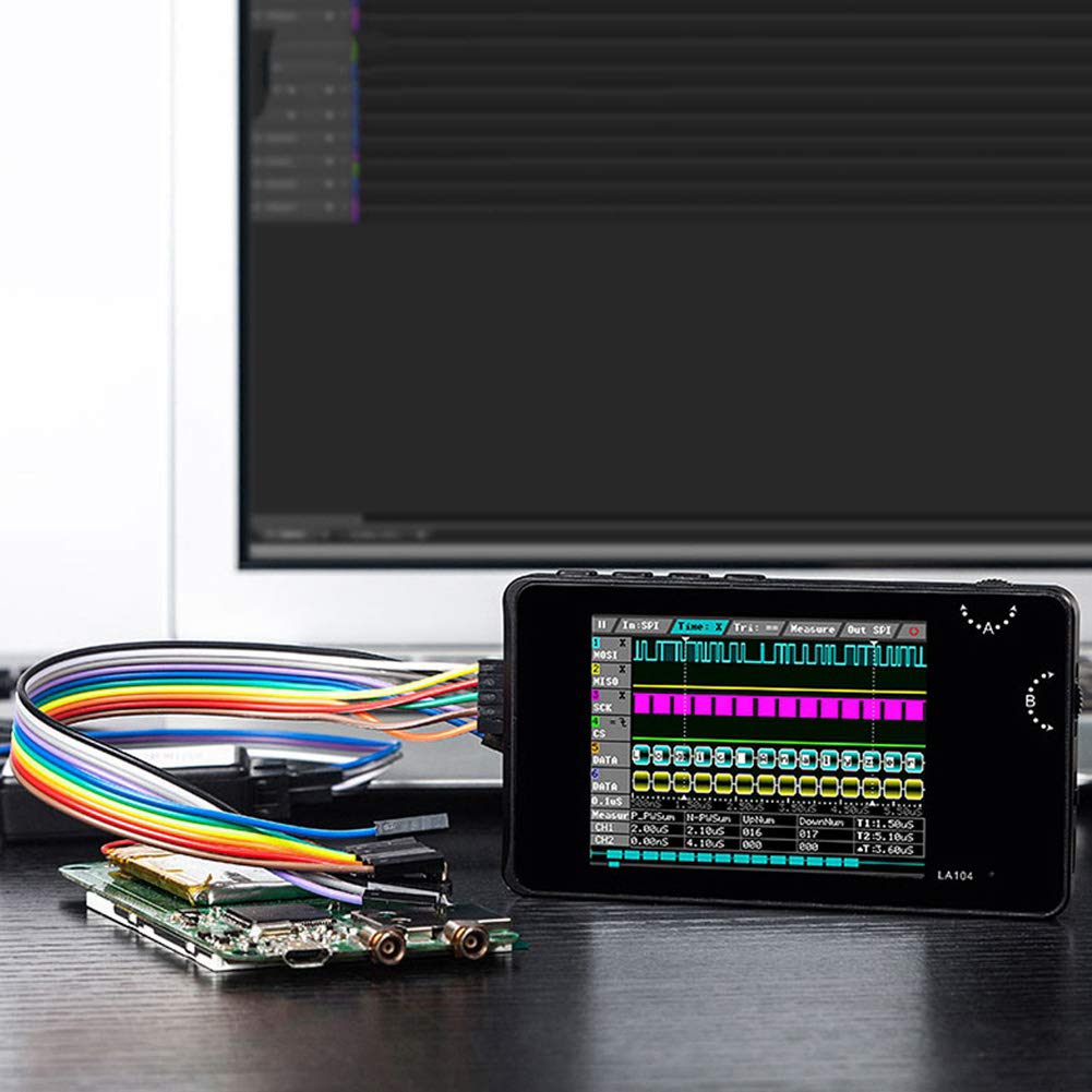 4 Channels Portable Digital Logic Analyzer with 2.8 Inch LCD Display and 8MB USB Flash Memory, for Automotive Electronics