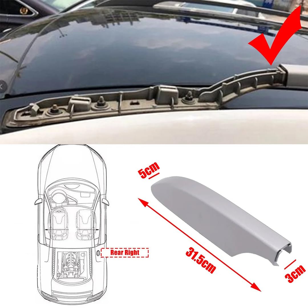 Zaślepka relingu dachowego dla Hyundai Tucson IX35 Tucson 2011-2015, 1 zestaw/4 szt. panoramiczny szyberdach przód tył dach bagażnik poprzeczka końcowa osłona