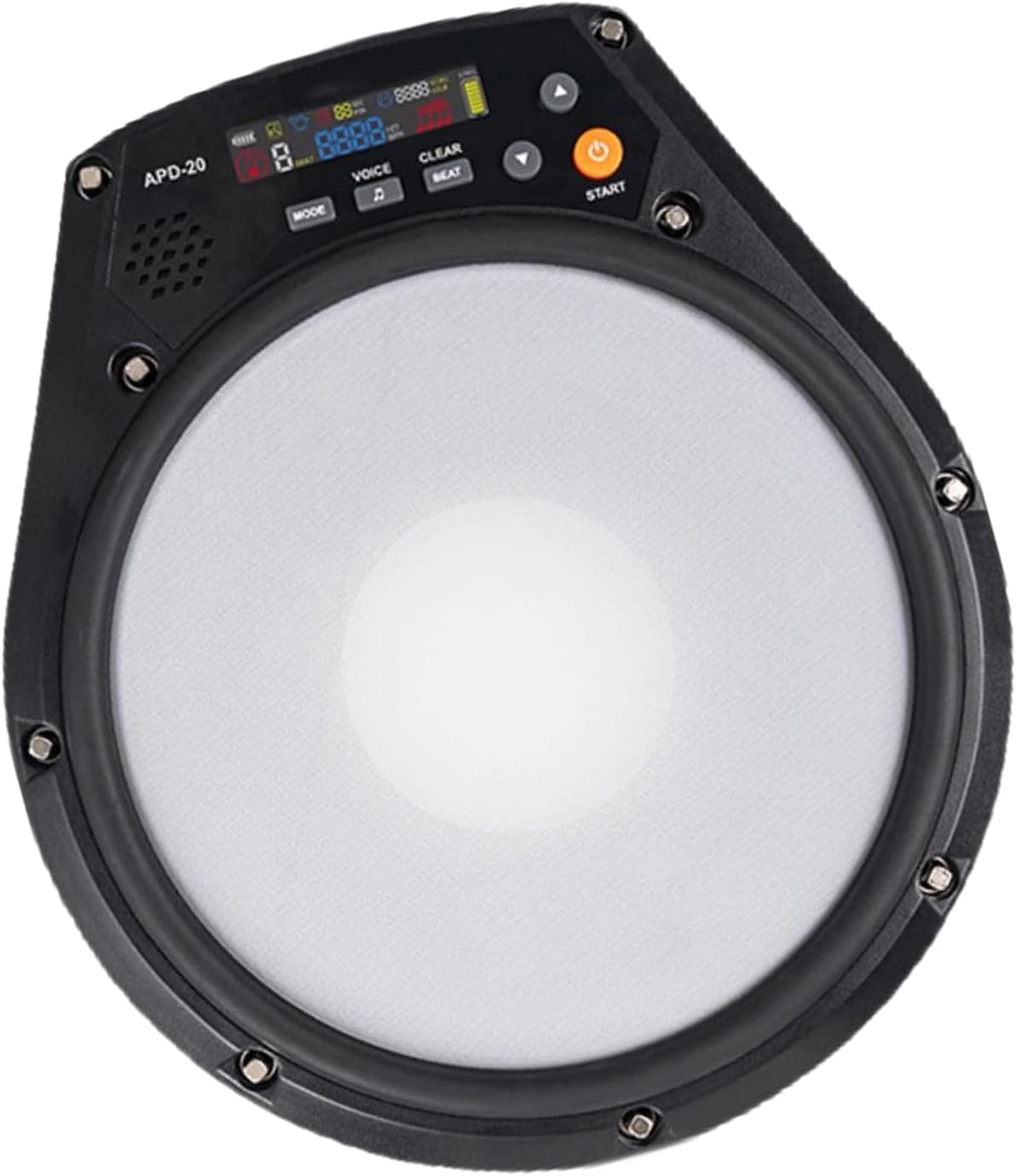 APD-20 Electronic Mute Drum Beating Board Electronic Drum Pad Vocal/Count/Speed Practice Modes Metronome Training Pad Drum pad Electronic Drum pad