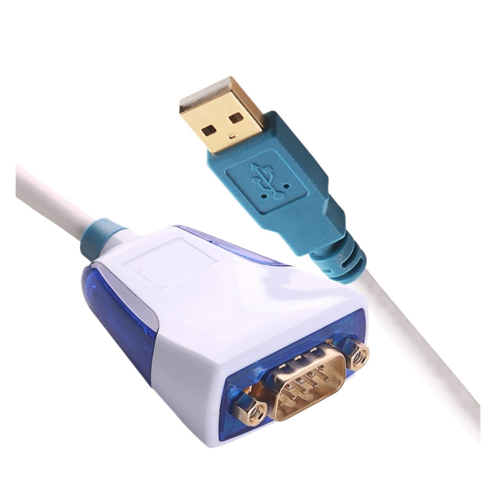Convertisseur USB vers série Câble de Programmation Adaptateur convertisseur série FTDI FT232RQ USB vers DB9 mâle RS232 de qualité Industrielle(15CM)