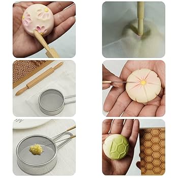 和菓子セット 型 落雁 丸棒 菊芯 4d9e49acda2408c54ade6bc2af9857