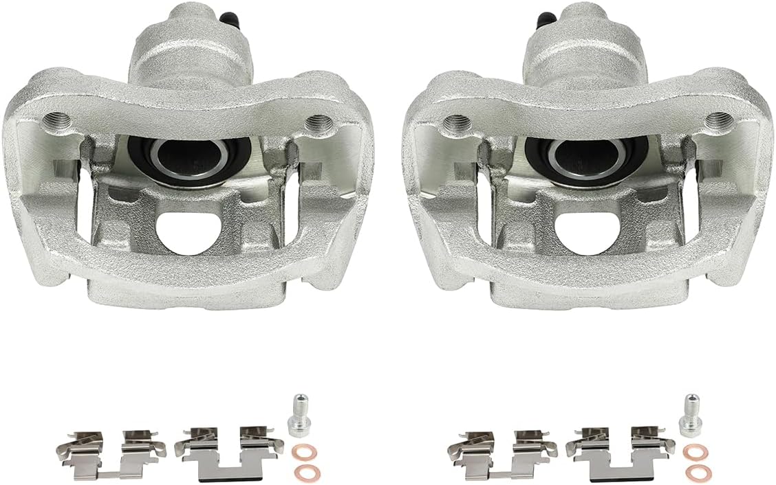 AUTOMUTO Rear Left & Right 19B2905 19B2904 Disc Brake Calipers With Bracket For Toyota For Highlander 2004-2007