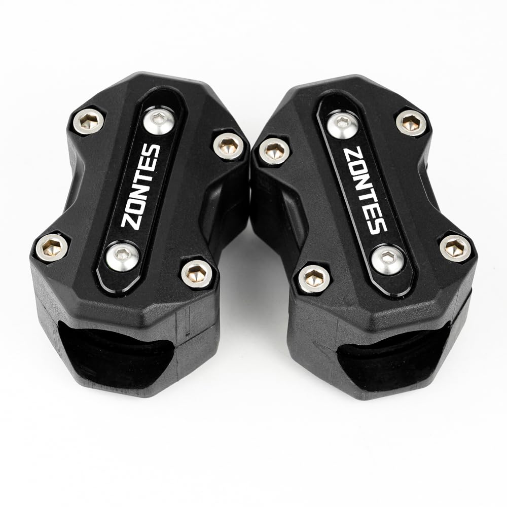 Compatibile con Per ZONTES 368G 703F 368E 368M 310V/X/T/R G1 125 ZT125 125U 150 310T 310X Protezione Paraurti Moto Protezione Barra Antiurto Blocco Anti-Crash Zontes 368 g 703 f