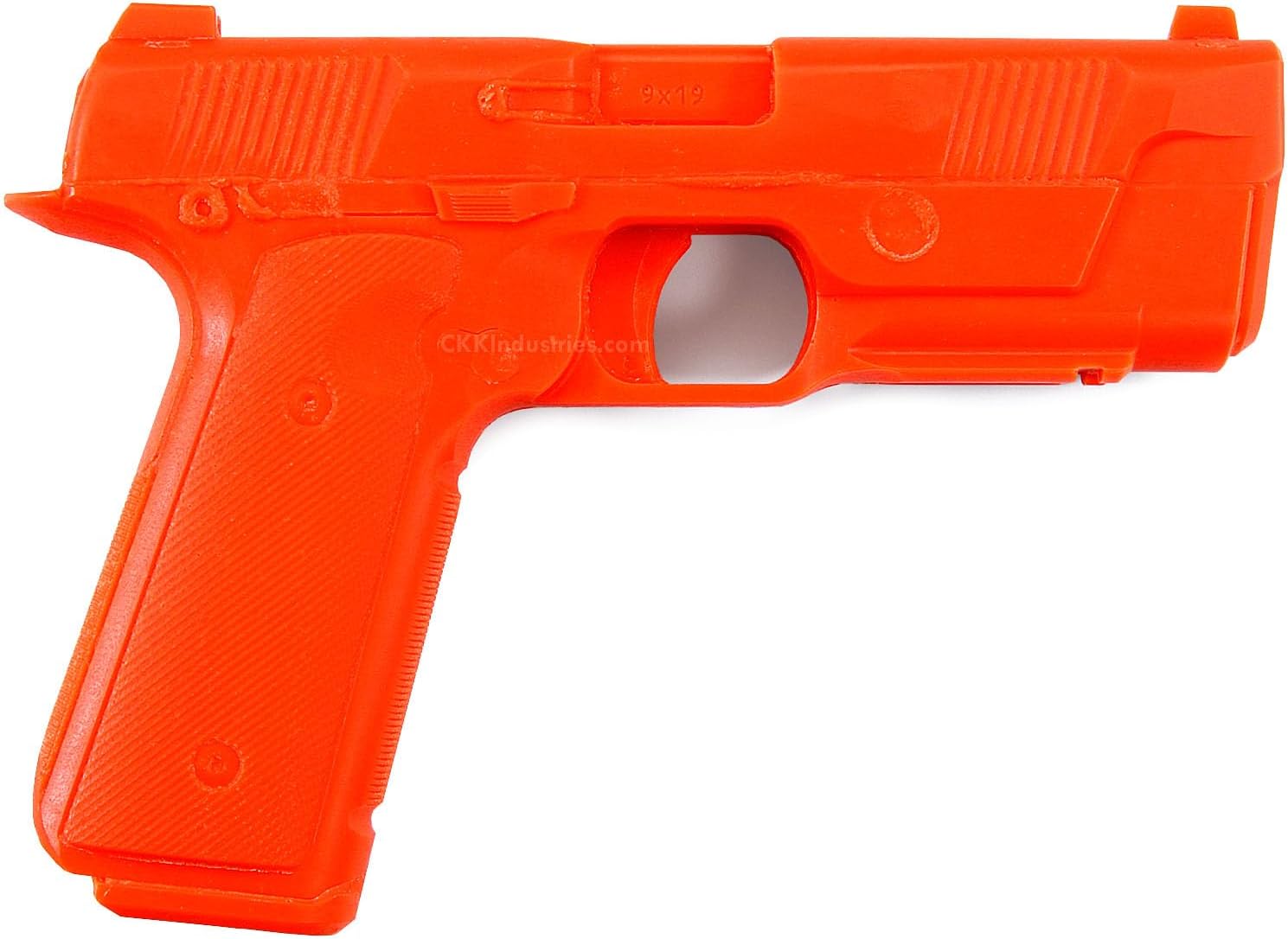 American Safety Trainer - (Compatible with Hudson H9) - Non-Functional Solid Polymer Gun - Blaze Orange - U.S.A. - Fits Model Specific Holsters