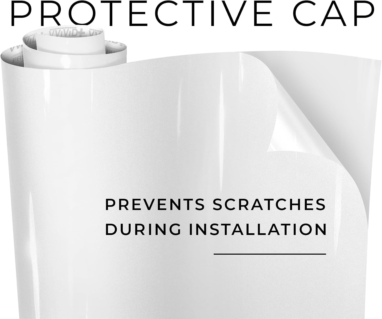 VViViD+ Ultra Gloss Metallic White Vinyl Car Wrap Premium Paint Replacement Film Roll with Nano Air Release Technology (6ft x 5ft)