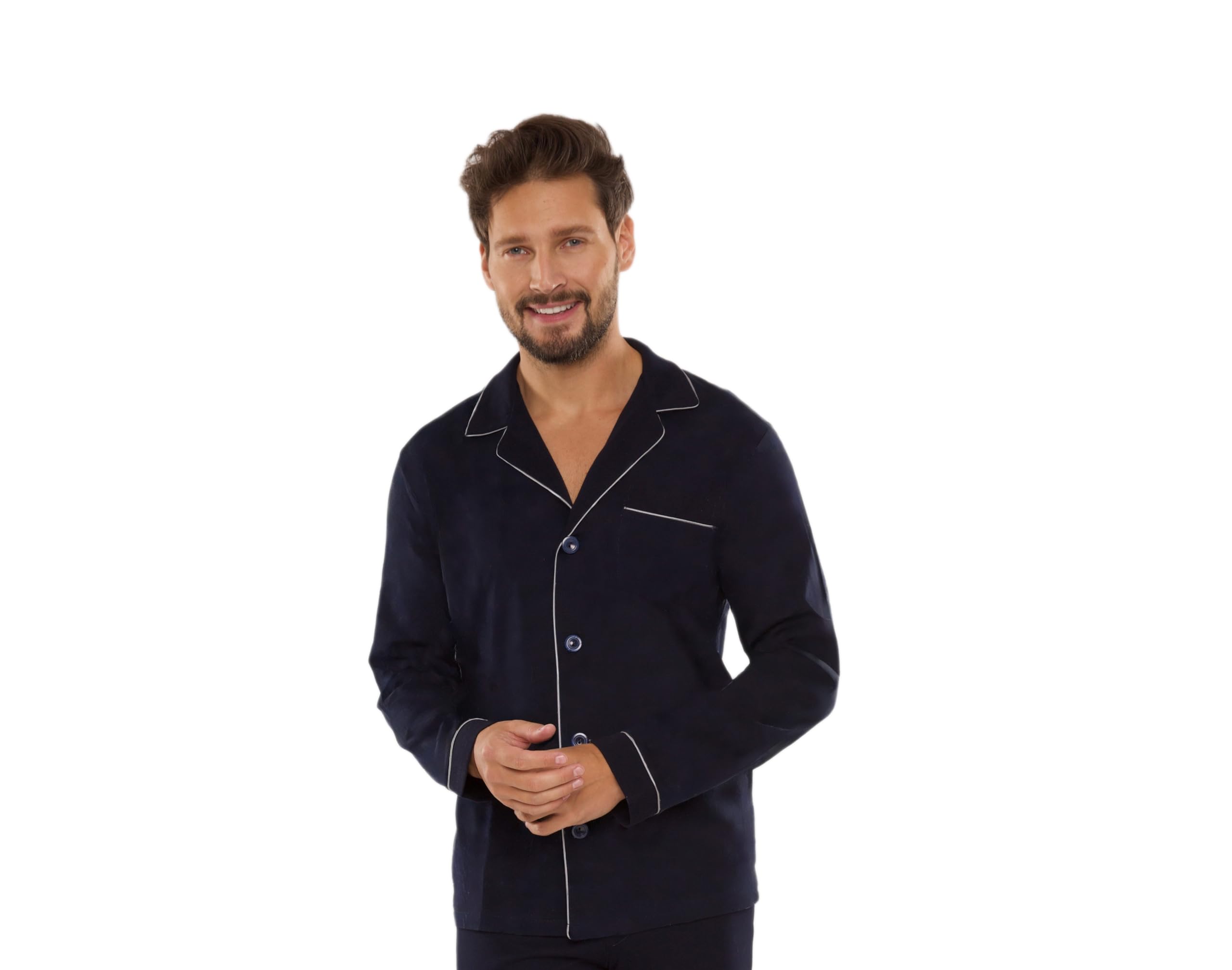 FOREX Lingerie edler Herren-Pyjama aus 100% Baumwolle, Verschiedene Modelle