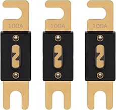 100A ANL Fuse 100 Amp Inline Blade Fuses 32V for Car Audio Inverter Automotive Stereo (Pack of 3 pcs)
