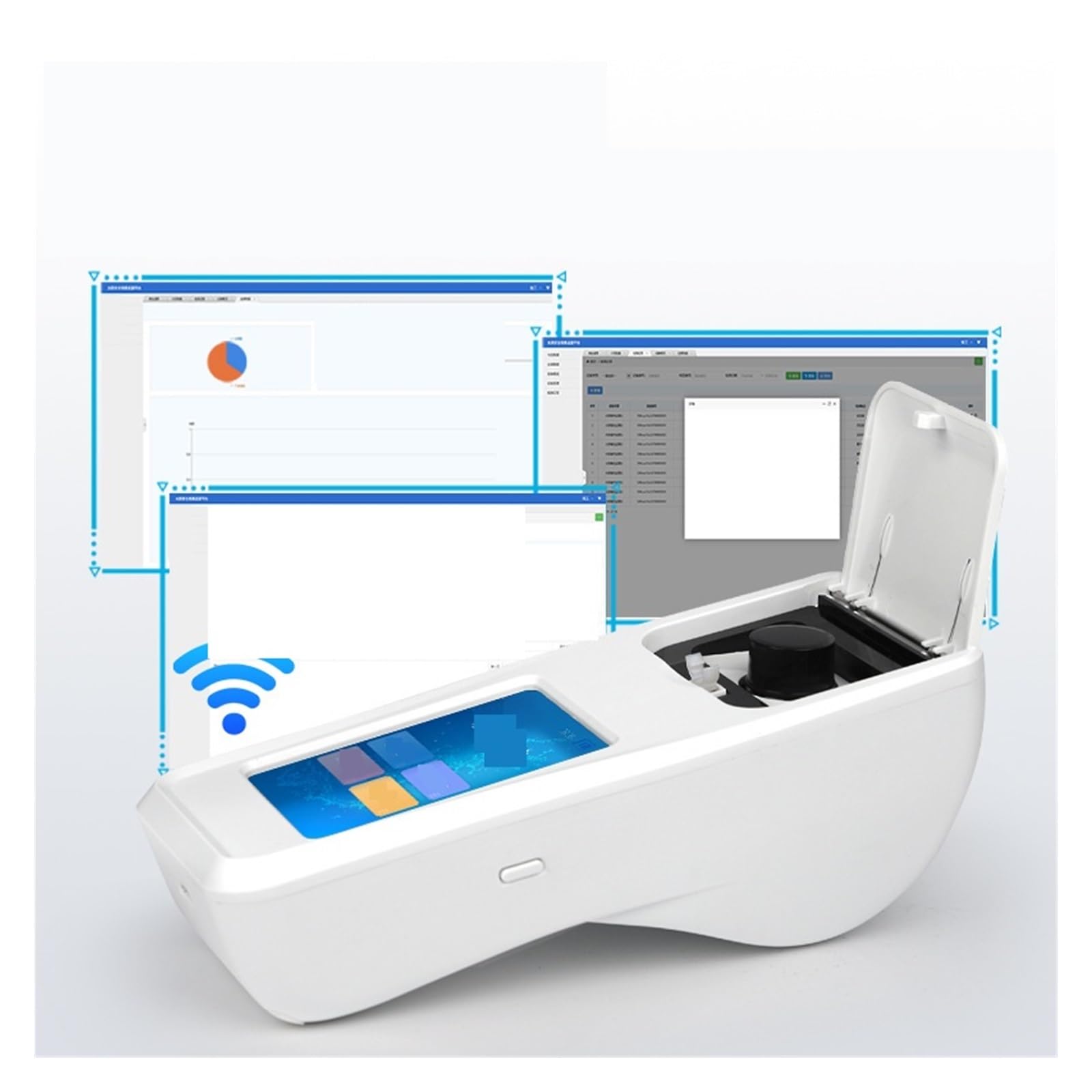 Rilevatore Di Cloro Residuo Biossido Totale Tester Efficace Colorimetro Strumenti Analitici For Impianti Acquatici Ospedalieri Accurate Easy To Read(Ozone Tester)