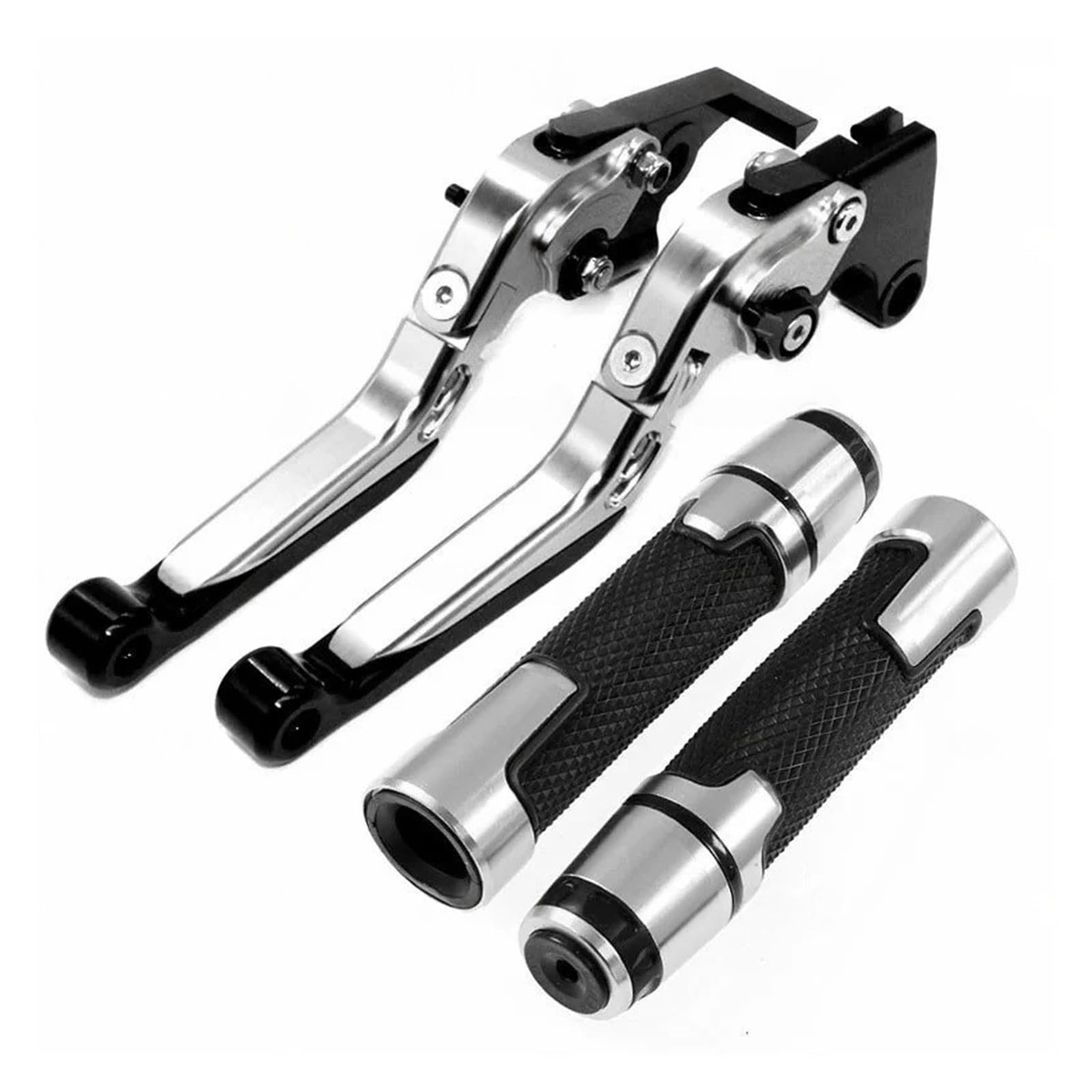 Ywqjiopm Silvery Motorcycle Brake Clutch Lever For 502 Trk502 Trk 502X 2019 2018 Motorcycle Accessories Adjustable Brake Clutch Levers Handle ﻿ Clutch Lever
