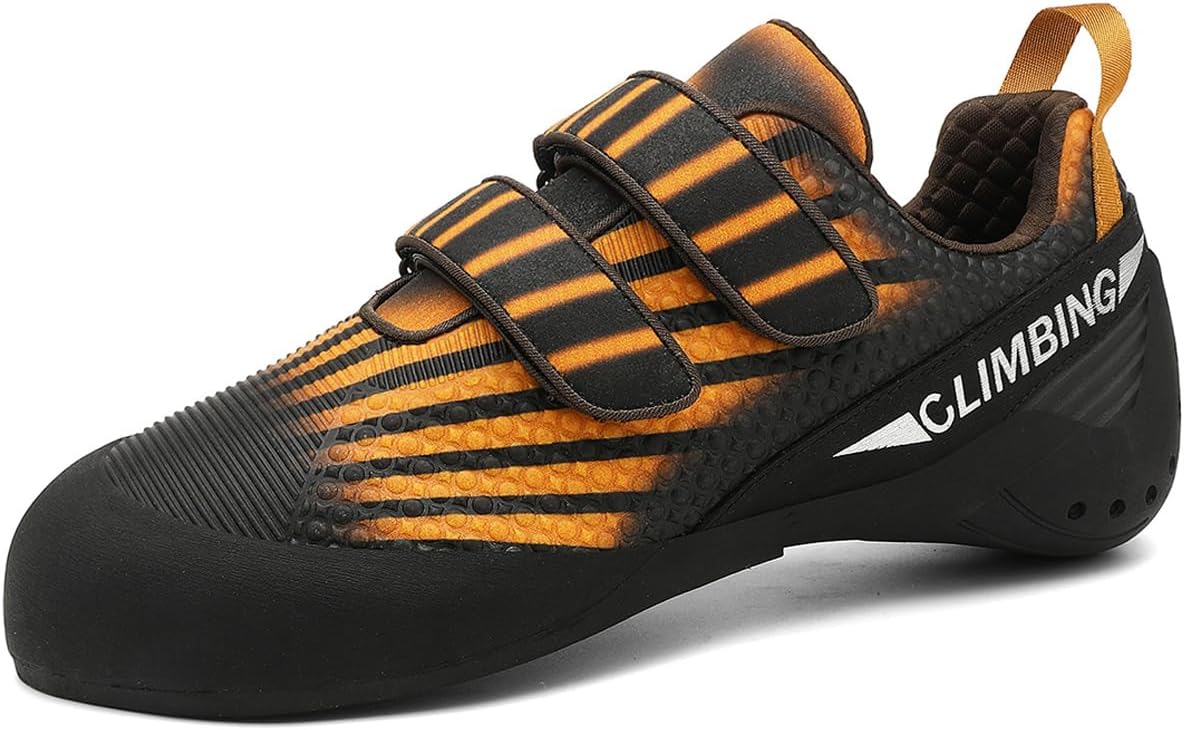 Rock Climbing Shoe Men Teenagers Indoor Entry-Level Climbing Shoes Compact Lightweight Non-Slip Bouldering Shoes